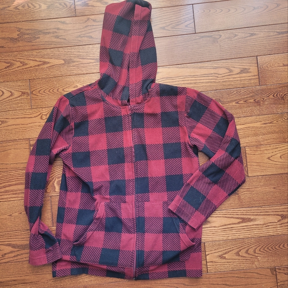 🚨George Fleece Buffalo Plaid Hoodie